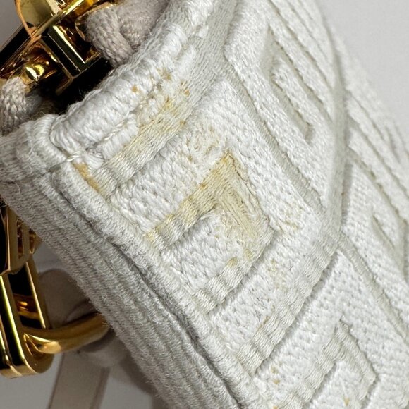 NWT GIVENCHY Travel Zip Top Pouch in Raffia with Wristlet - Picture 7 of 13